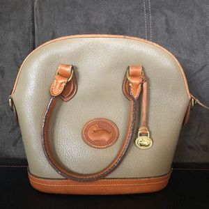 vintage dooney & bourke leather satchel handbag